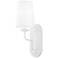 Moe 17 1/2" High Gesso White Wall Sconce