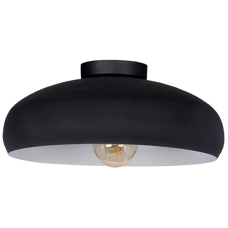 Image 1 Mogano 15.75" Wide Black And White Ceiling