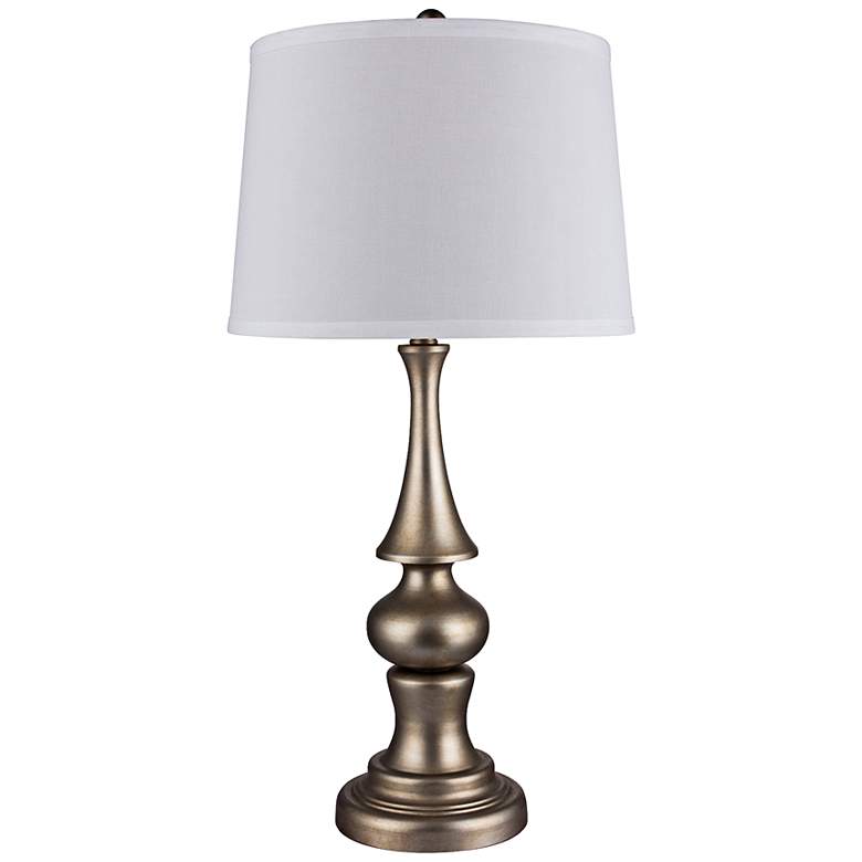 Image 1 Moille Antique Gold Metal Table Lamp