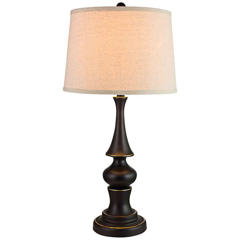 Image 1 Moille Madison Bronze Metal Table Lamp
