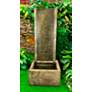 Mojave 61" High Relic Lava LED Outdoor Wall Fountain