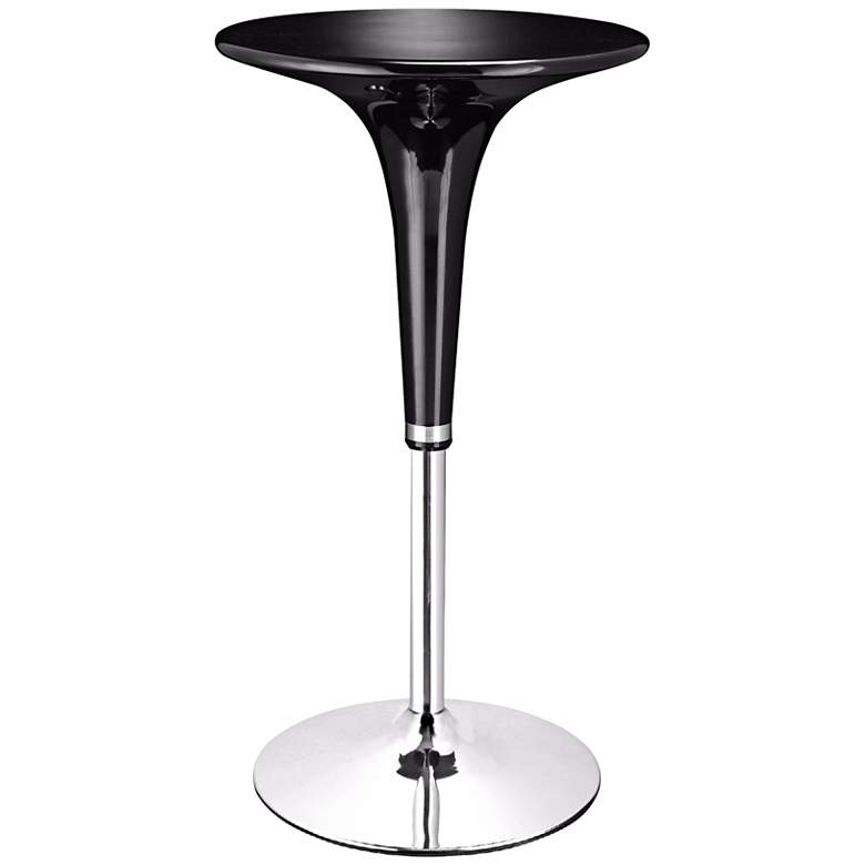 Image 1 Mojito Collection Adjustable Black Bar Table