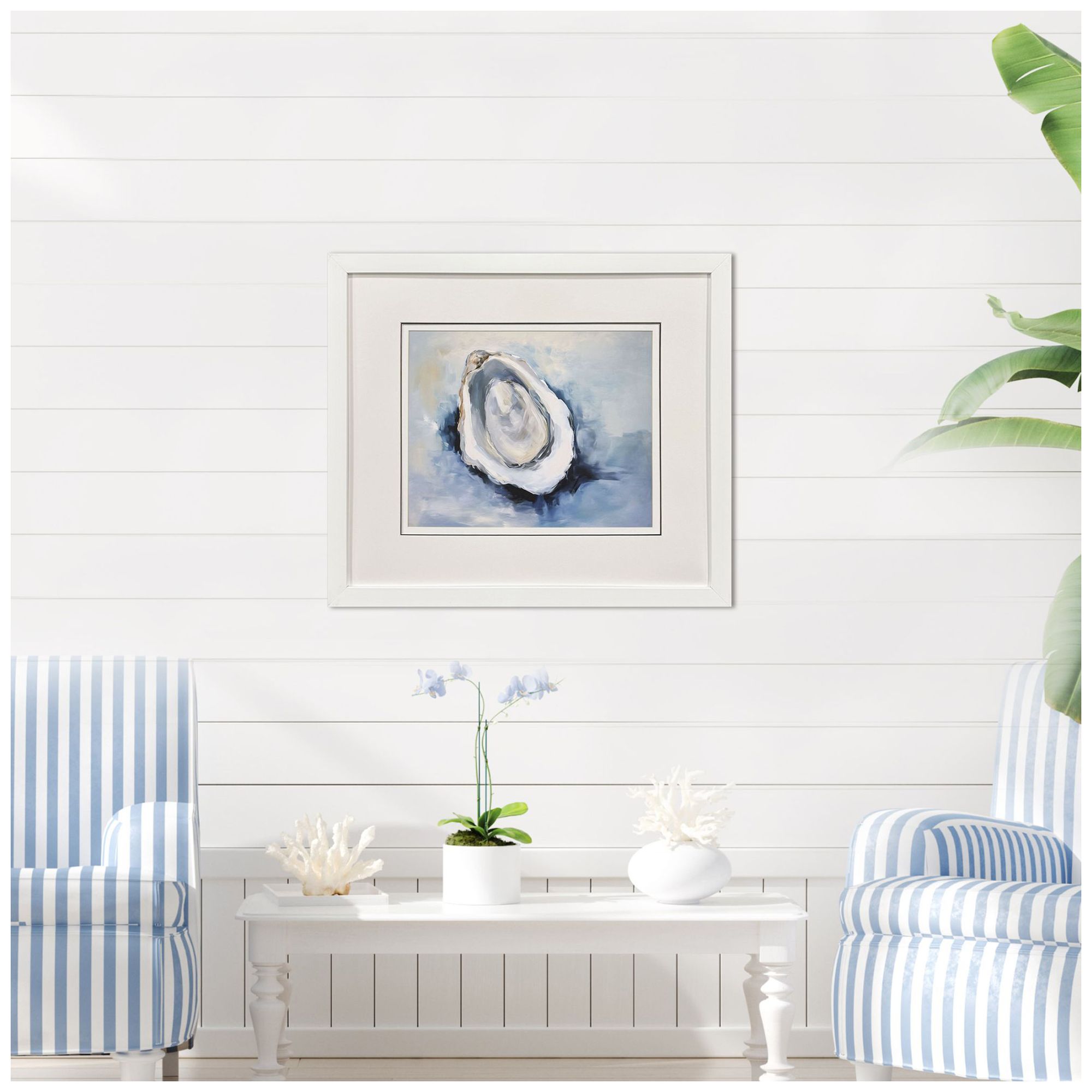 Image 4 Mollusk II 32"W x 28"H Coastal Framed Art more views