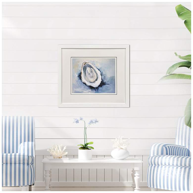 Image 4 Mollusk II 32"W x 28"H Coastal Framed Art more views