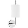 Molly 1 Light Wall Sconce Polished Nickel