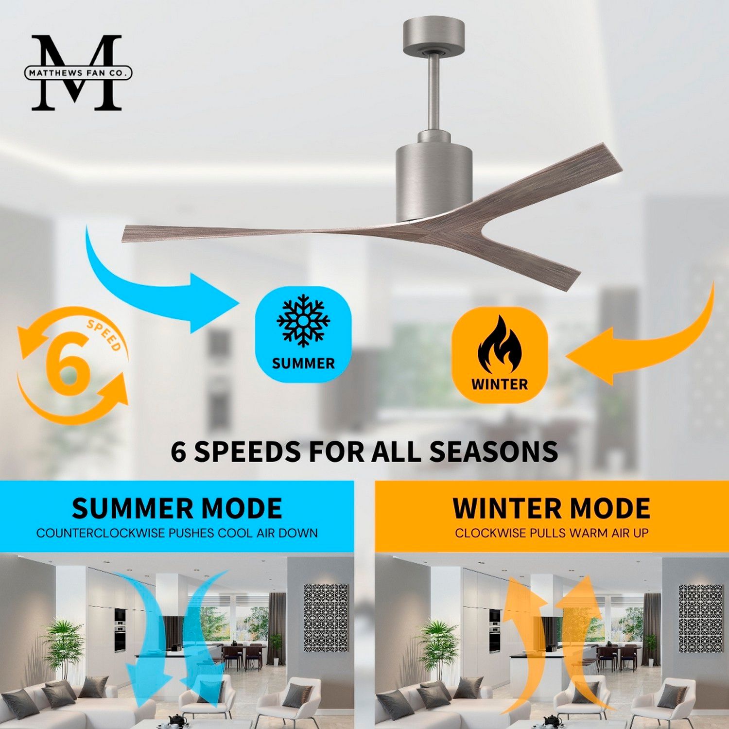 Image 7 Molly 56" Wide Brushed Nickel Ceiling Fan With Old Oak Tone Blades more views