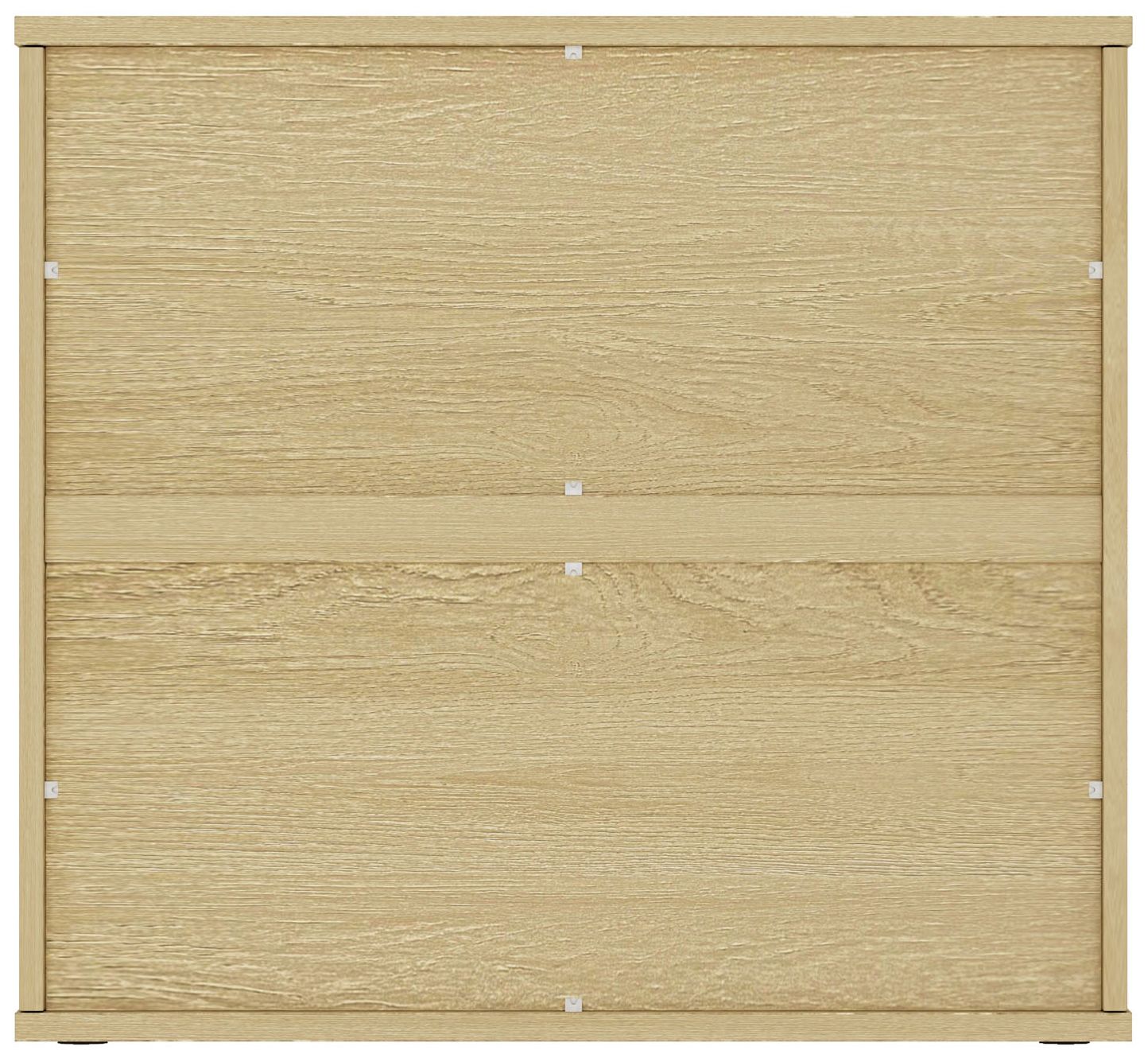 Molly Modern Nightstand with 3 Drawers in Natural Oak