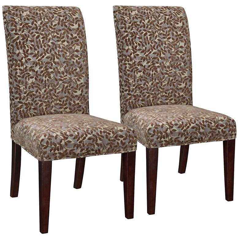 Image 1 Molly Slipcovered Moore Parsons Armless Dining Chair