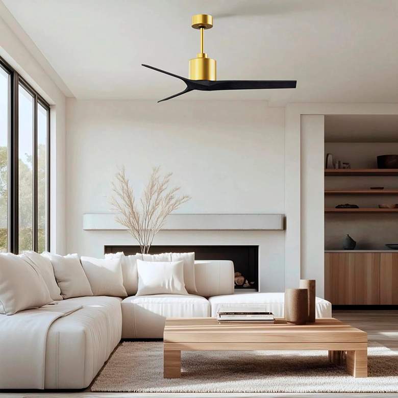 Image 3 Mollywood - 52" Ceiling Fan - Brushed Br more views