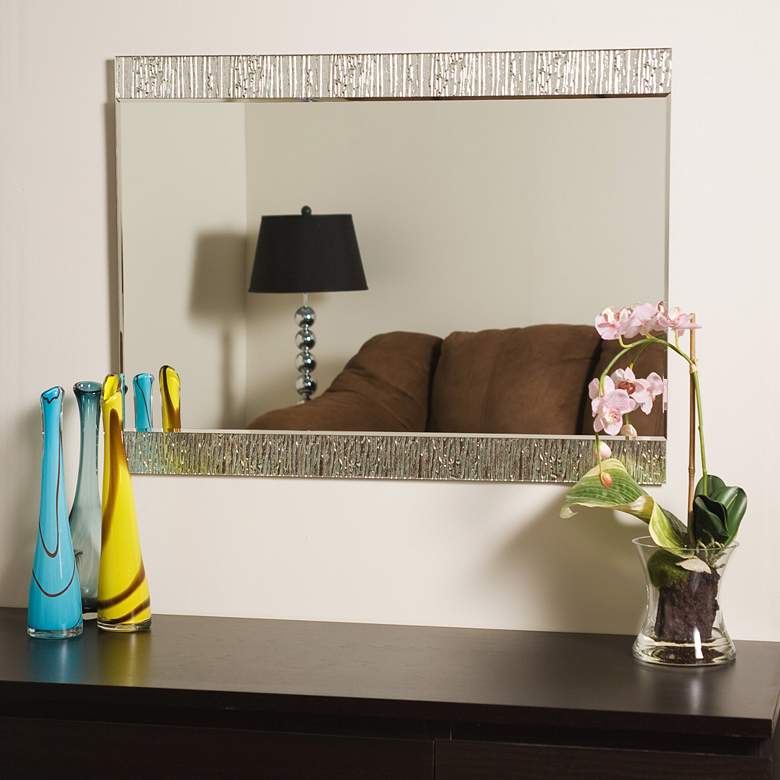 Image 3 Molten 23 1/2 inch x 31 1/2 inch Rectangular Frameless Wall Mirror more views