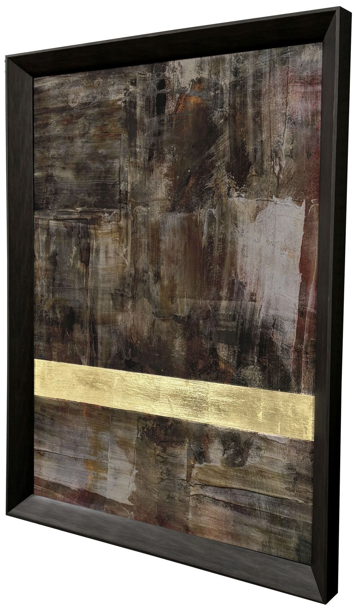 Image 2 Molten Patina II 34"W x 44"H Contemporary Framed Art more views