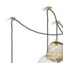 6_Molten Spider 48" Wide Natural Brass 6-Light Swag Chandelier more views