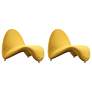 MoMa Accent Chair in Yellow (Set of 2)