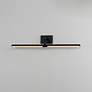 Thumbnail3 of Mona 18 1/2" Wide Matte Black Direct Wire LED Picture Light more views