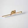 Thumbnail4 of Mona 18 1/2"W Burnished Gold Direct Wire LED Picture Light more views