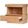 3_Mona 24" Wide Oak Wood 1-Drawer Nightstand more views