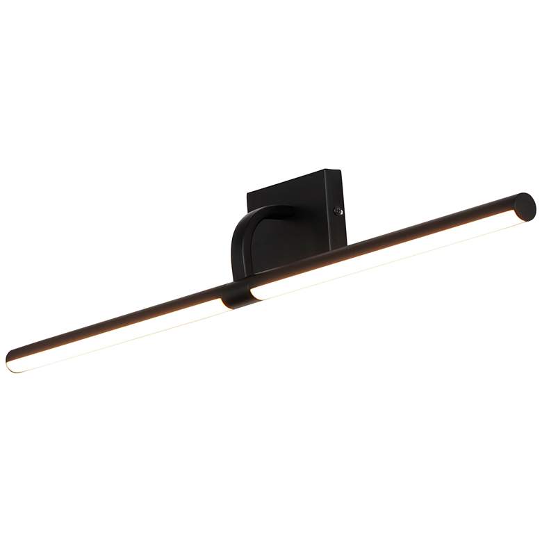 Image 5 Mona 30 1/2" Wide Matte Black Direct Wire LED Picture Light more views