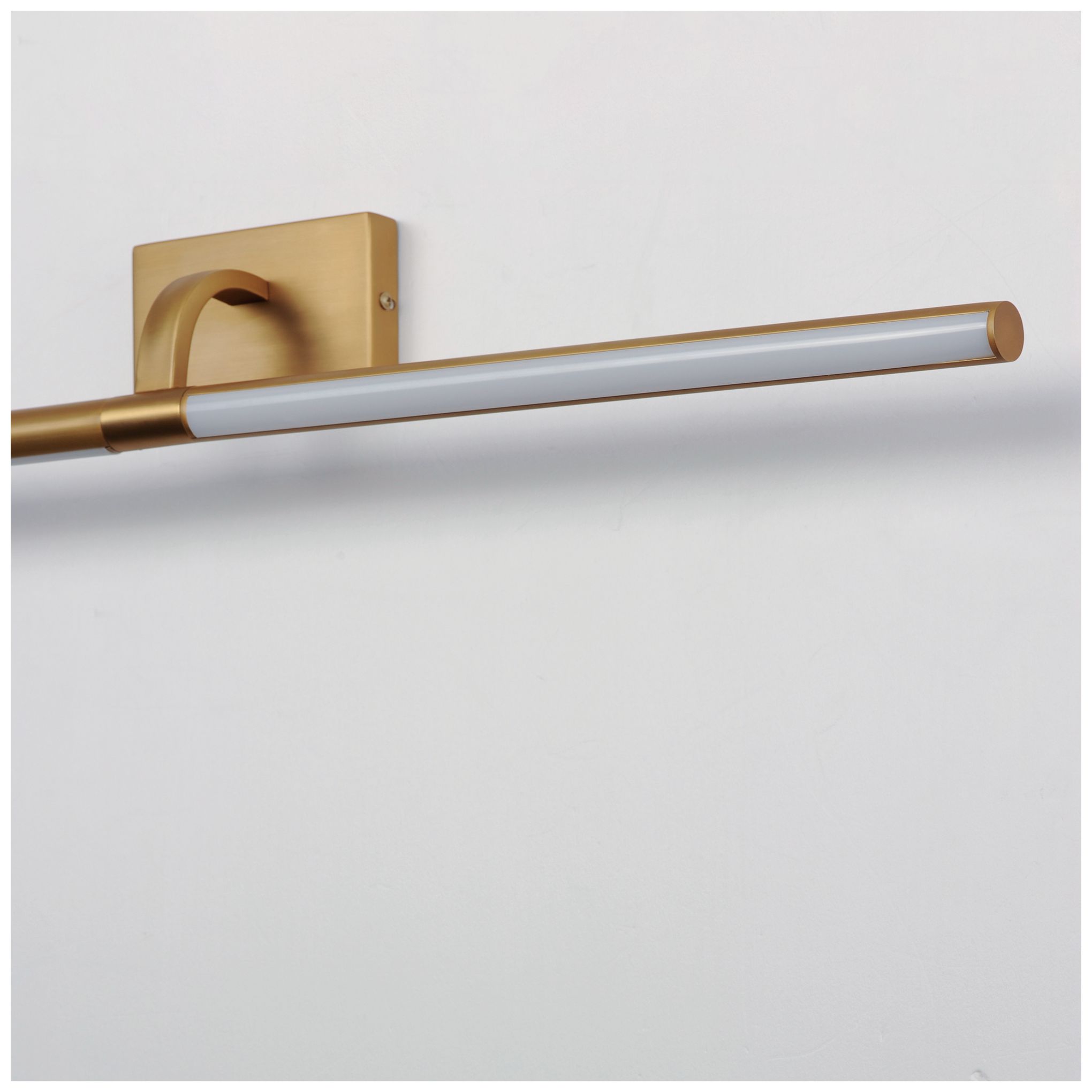 Mona 30 1/2"W Burnished Gold Direct Wire LED Picture Light