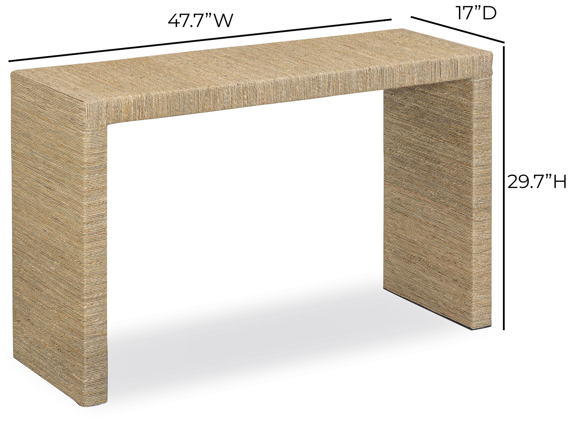Image 5 Mona Natural Seagrass Console more views