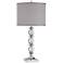 Mona Stacked Globes Crystal Table Lamp