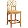 2_Monaco 24 1/2" Natural Brown Rattan Counter Stool