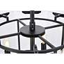 3_Monaco 4 Lt Flat Black (Matte) Pendant Clear Glass Crystal more views