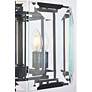 5_Monaco 4 Lt Flat Black (Matte) Pendant Clear Glass Crystal more views