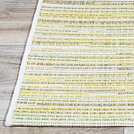 Image5 of Monaco Alassio 2'x3'7" Sand Sea Mist Lemon Outdoor Area Rug more views