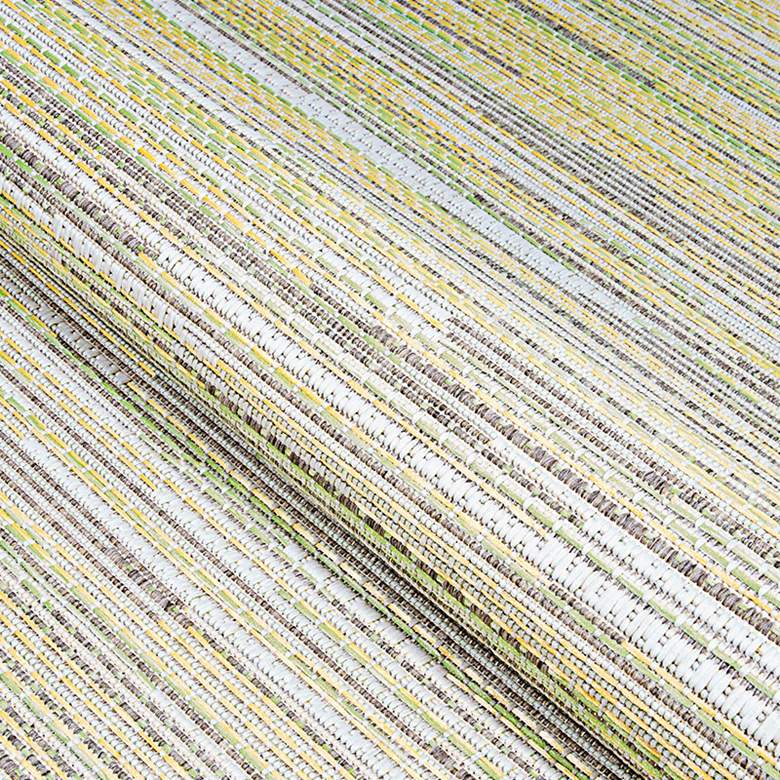 Image 6 Monaco Alassio 5'10"x9'2" Sand Sea Mist Lemon Outdoor Rug more views