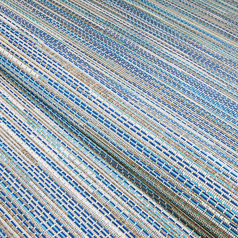 Image 3 Monaco Alassio 5'3"x7'6" Sand Azure Turquoise Outdoor Rug more views