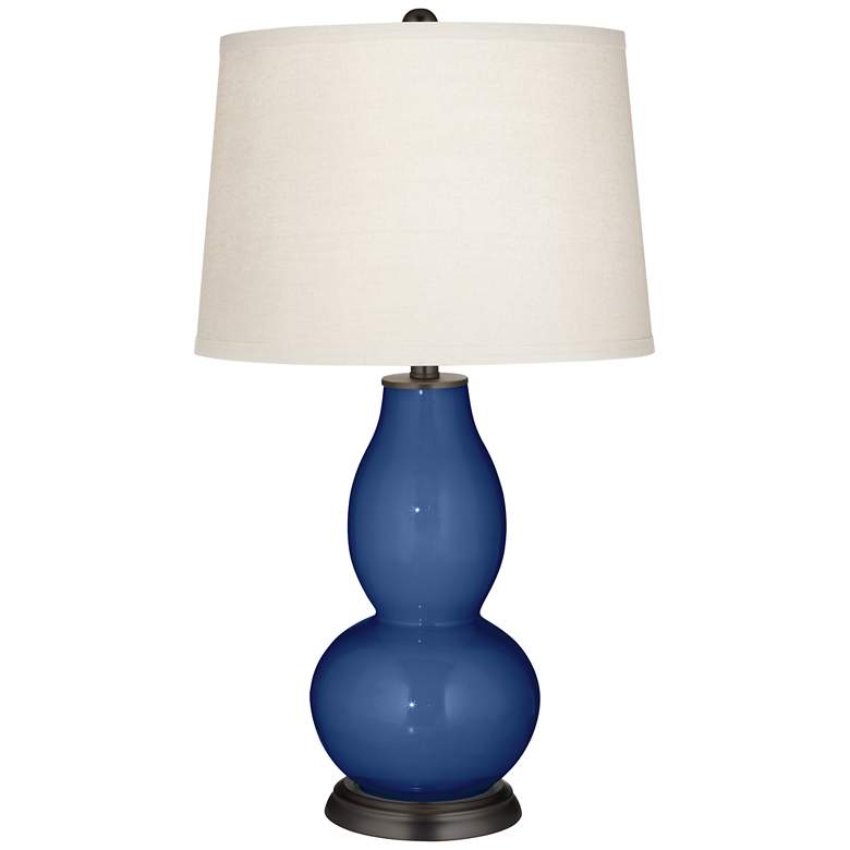 Image 3 Monaco Blue Double Gourd Table Lamp