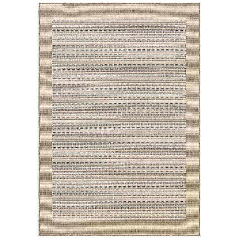 Image 2 Monaco Bowline 5'3"x7'6" Cocoa Natural and Ivory Outdoor 