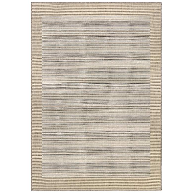 Image 2 Monaco Bowline 5'3"x7'6" Cocoa Natural and Ivory Outdoor