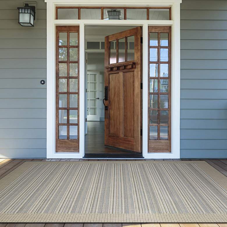 Image 1 Monaco Bowline 5'3"x7'6" Cocoa Natural and Ivory Outdoor
