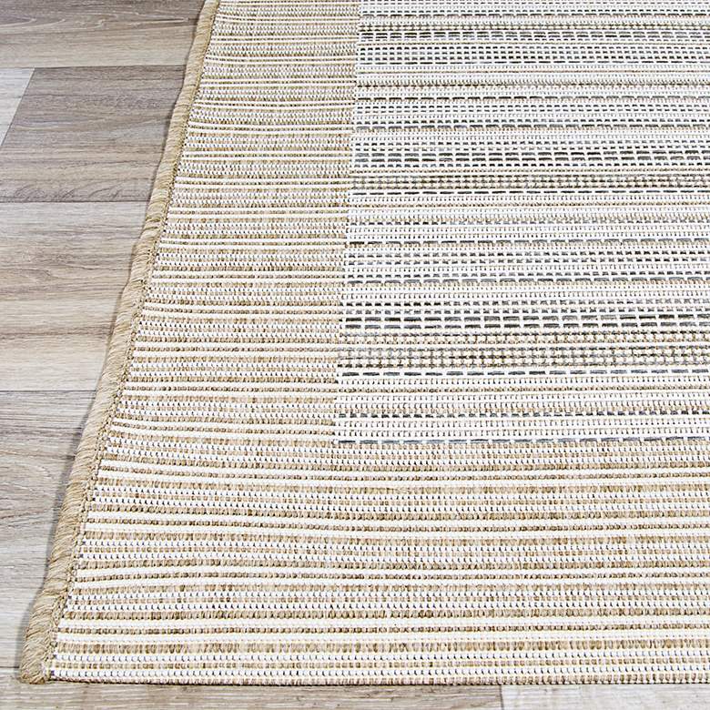 Image 4 Monaco Bowline 5'3"x7'6" Cocoa Natural and Ivory Outdoor  more views
