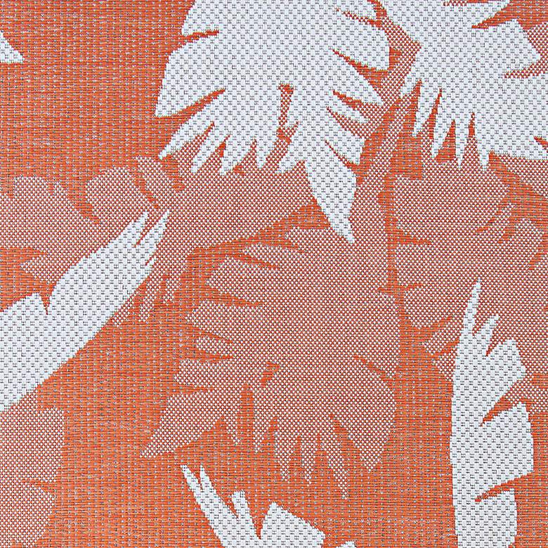 Image 6 Monaco Coastal Floral 5&#39;3 inchx7&#39;6 inch Ivory and Orange Outdoor  more views