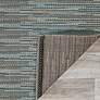 Thumbnail4 of Monaco Larvotto 2'x3'7" Multi-Blue Rectangular Outdoor Rug more views