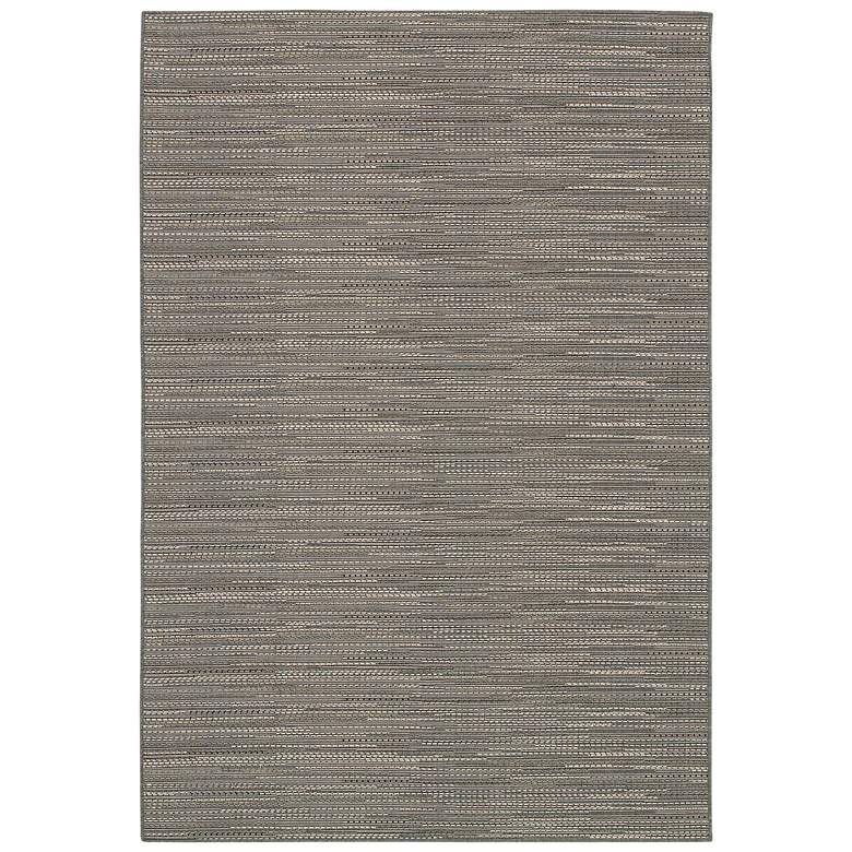 Image 2 Monaco Larvotto 5&#39;3 inchx7&#39;6 inch Multi-Gray Rectangular Outdoor 