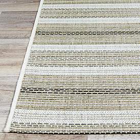 Image5 of Monaco Marbella 2'x3'7" Sand and Ivory Outdoor Rug more views