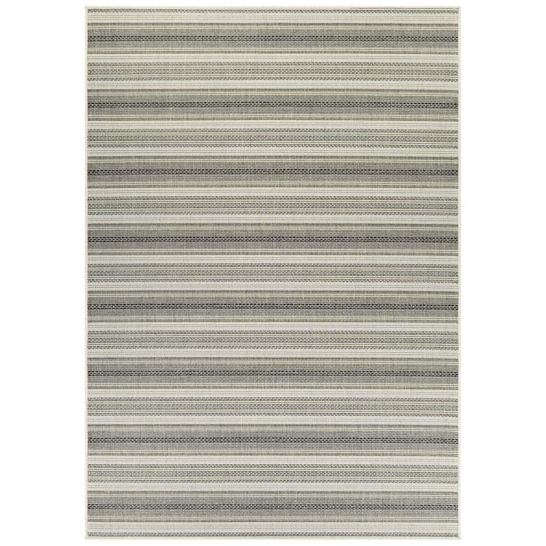 Image 2 Monaco Marbella 5&#39;3 inchx7&#39;6 inch Sand and Ivory Outdoor Rug