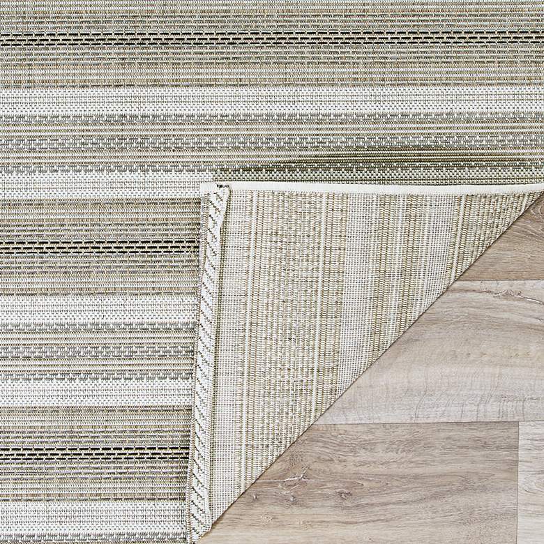 Image 4 Monaco Marbella 5&#39;3 inchx7&#39;6 inch Sand and Ivory Outdoor Rug more views