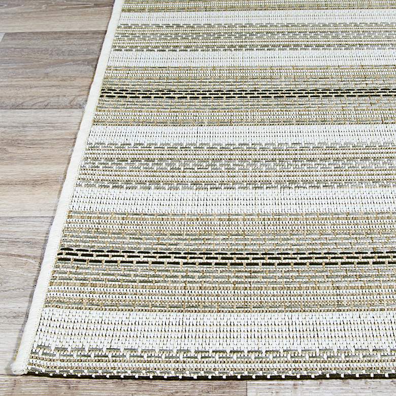 Monaco Marbella 5&#39;3 inchx7&#39;6 inch Sand and Ivory Outdoor Rug more views