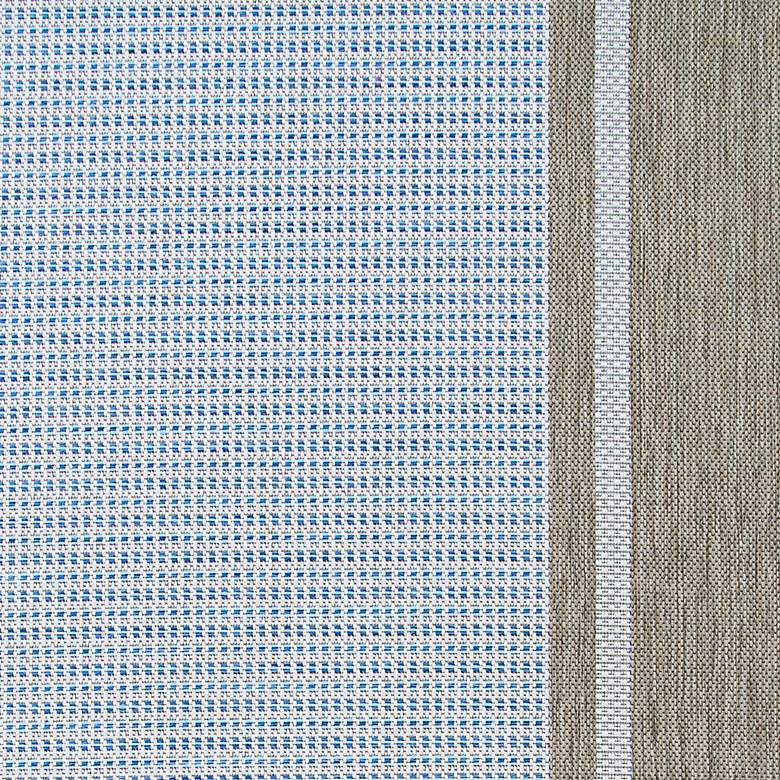 Image 3 Monaco Maritime 5'3"x7'6" Blue and Sand Outdoor Rug more views
