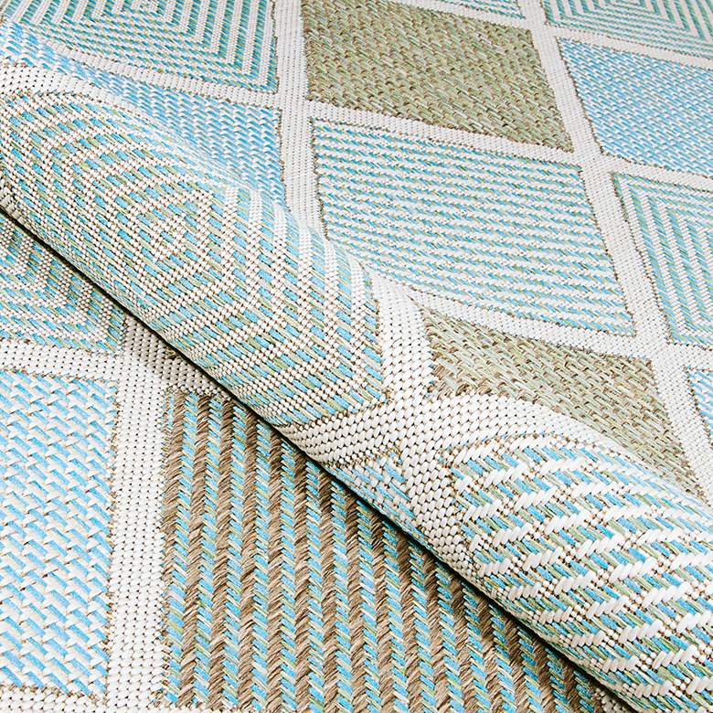 Image 5 Monaco Meritian 5'3"x7'6" Multi-Color Outdoor Area Rug more views