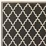 Thumbnail2 of Monaco Ocean Port 5'10"x9'2" Black and Sand Outdoor Rug more views