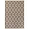 Monaco Ocean Port Taupe and Sand Outdoor Area Rug