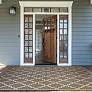 Monaco Ocean Port 5&#39;3"x7&#39;6" Taupe and Sand Outdoor Rug