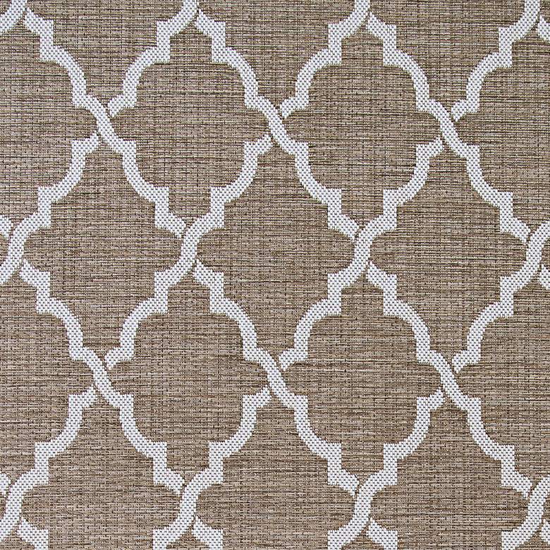Monaco Ocean Port 5&#39;3 inchx7&#39;6 inch Taupe and Sand Outdoor Rug more views