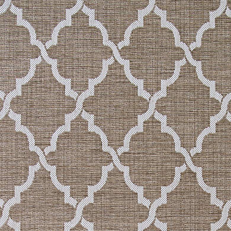 Image 3 Monaco Ocean Port 5'3"x7'6" Taupe and Sand Outdoor Rug more views