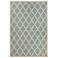 Monaco Ocean Port Turquoise and Sand Outdoor Area Rug